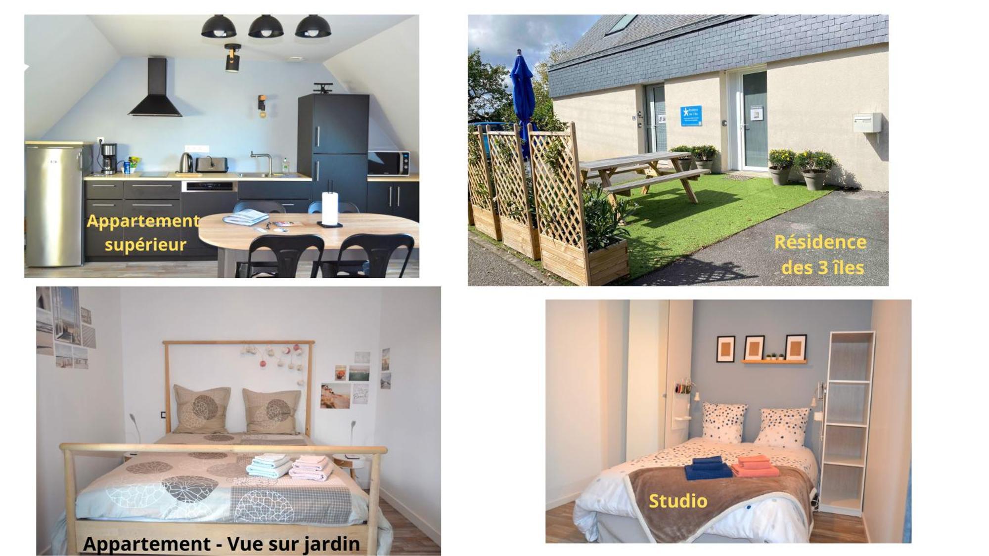 Des 3 Iles, En Plein Centre-ville, A 5 Min Des Plages, 3 Neufs Etables-sur-Mer